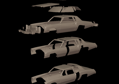 STL FILE CHEVROLET MONTE CARLO 1976 3D PRINT MODEL - ARTISTIT