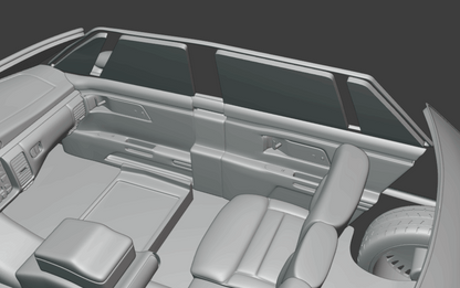 STL FILE 1991 - 1996 Oldsmobile 98 3d print model - ARTISTIT