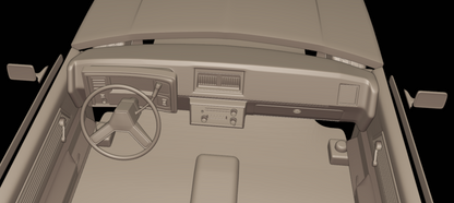 STL FILE CHEVROLET MALIBU CLASSIC 1981 TWO DOORS 3D PRINT MODEL - ARTISTIT