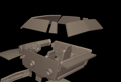 STL FILE chevrolet monte carlo ss 1986 3D PRINT MODEL - ARTISTIT