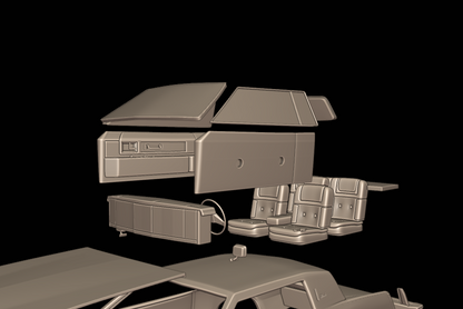 STL FILE cadillac Eldorado 1983 3d print model - ARTISTIT