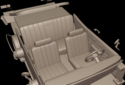 STL FILE CHEVROLET NOVA SS 396 1969 3D PRINT MODEL - ARTISTIT