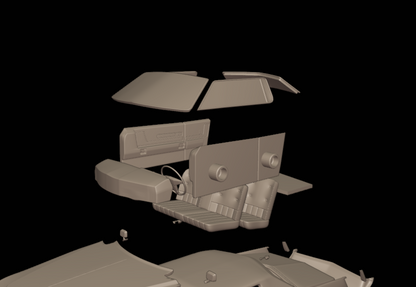 STL FILE Cadillac fleetwood Eldorado Coupe 1968 3d print model - ARTISTIT