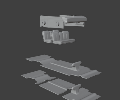 STL FILE 1961 cadillac coupe de ville 3d print model - ARTISTIT