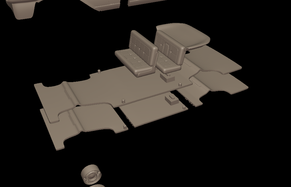 STL FILE Buick LeSabre 1959 two doors convertable 3d print model - ARTISTIT