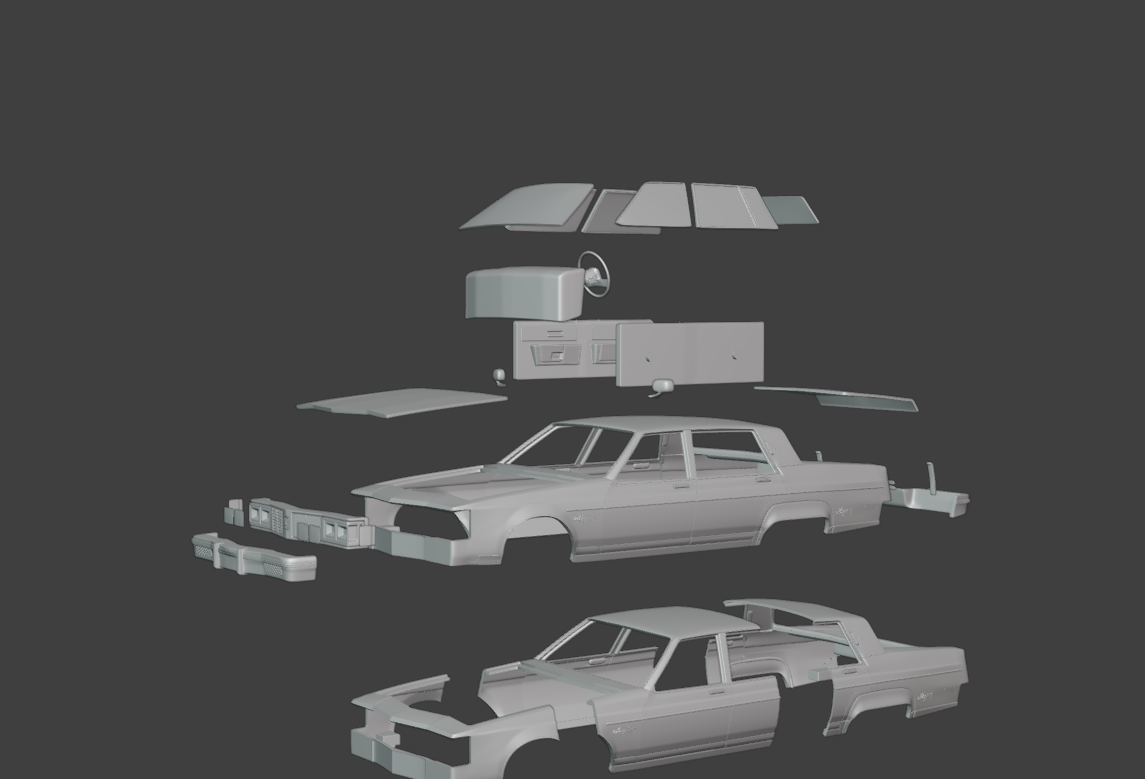 1983 Oldsmobile Regency 3d model