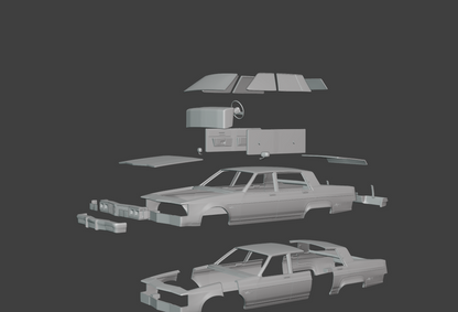 STL FILE 1983 Oldsmobile Regency 3d model - ARTISTIT