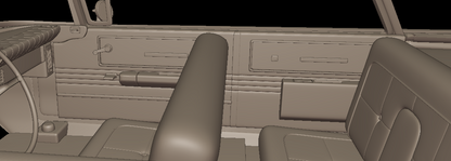 STL FILE Buick LeSabre 1959 four doors 3D PRINT MODEL - ARTISTIT