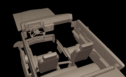 STL FILE chevrolet monte carlo ss 1986 3D PRINT MODEL - ARTISTIT
