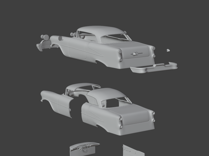 Oldsmobile 88 1954 - 1956 3d print model