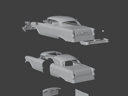 STL FILE Oldsmobile 88 1954 - 1956 3d print model - ARTISTIT