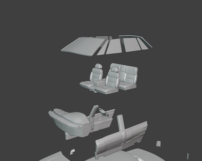 STL FILE 1991 - 1996 Oldsmobile 98 3d print model - ARTISTIT