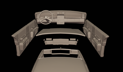 STL FILE chevrolet caprice 1987 3d print model - ARTISTIT