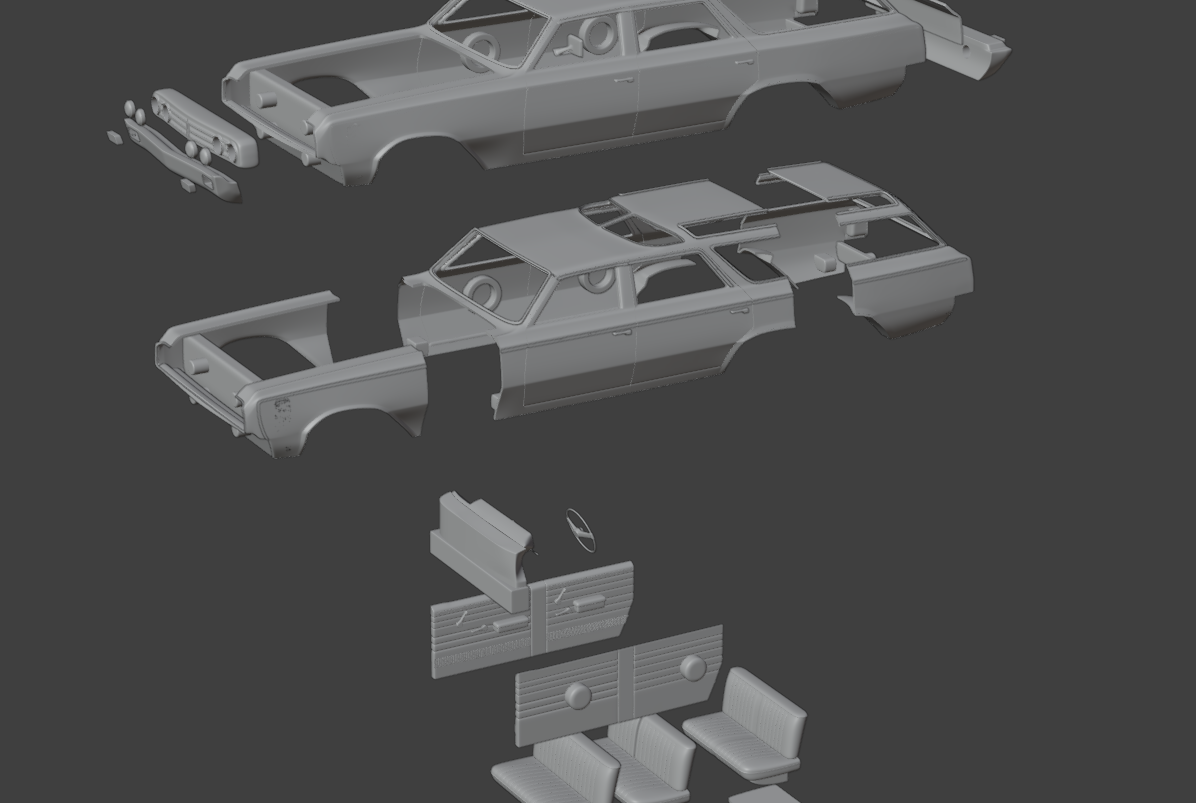 Oldsmobile Vista Cruiser 1964 3d model