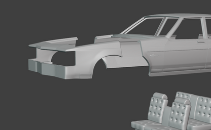 STL FILE 1983 Oldsmobile Regency 3d model - ARTISTIT