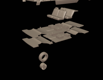 STL FILE CHEVROLET MALIBU CLASSIC 1981 TWO DOORS 3D PRINT MODEL - ARTISTIT