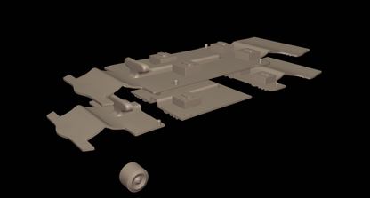 STL FILE Cadillac 75 Fleetwood Limousine 1953 3d print model - ARTISTIT