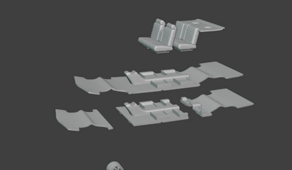 STL FILE 1971 Oldsmobile Cutlass Supreme sedan 3d print model - ARTISTIT