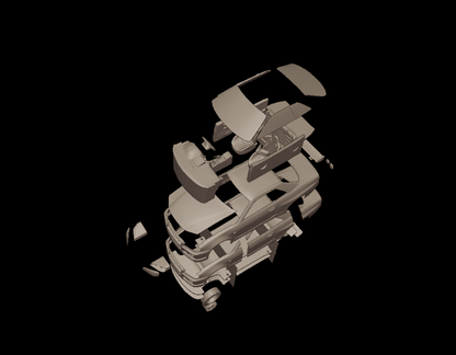 STL FILE 2002 NISSAN SKYLINE R 34 3D PRINT MODEL - ARTISTIT