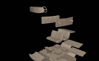 STL FILE pontiac bonneville 1966 3d print model - ARTISTIT