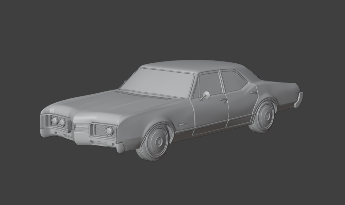 1967 Oldsmobile 88 Delmont 3d print model