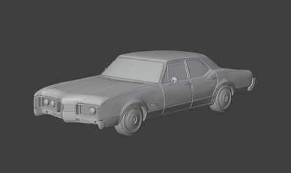 STL FILE 1967 Oldsmobile 88 Delmont 3d print model - ARTISTIT