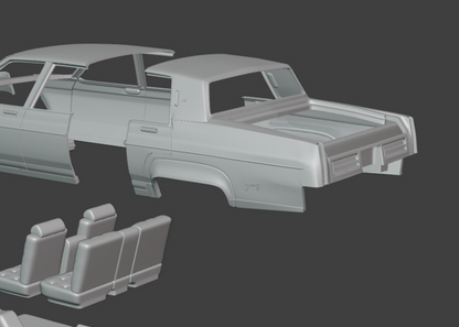 STL FILE 1983 Oldsmobile Regency 3d model - ARTISTIT