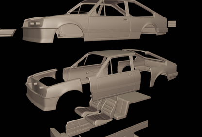 STL FILE chevrolet br monza sl e 2 door 1984 3d print model - ARTISTIT