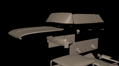 STL FILE Buick LeSabre 1959 four doors 3D PRINT MODEL - ARTISTIT