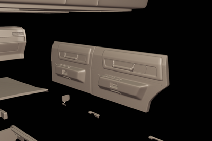 STL FILE cadillac deville sedan 1975 4 doors 3d print model - ARTISTIT