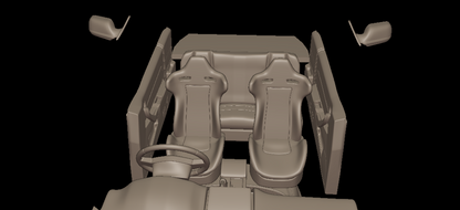 STL FILE 2002 NISSAN SKYLINE R 34 3D PRINT MODEL - ARTISTIT