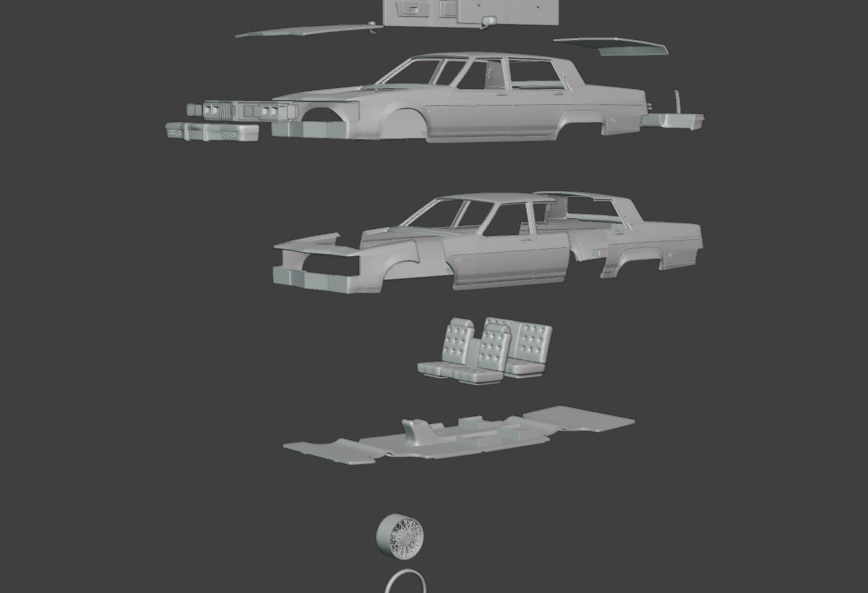 1983 Oldsmobile Regency 3d model