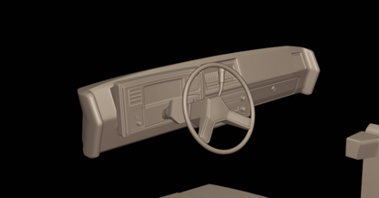 STL FILE CHEVROLET MALIBU CLASSIC 1981 TWO DOORS 3D PRINT MODEL - ARTISTIT