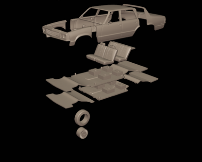 STL FILE CHEVROLET MALIBU CLASSIC 1981 FOUR DOORS 3D PRINT MODEL - ARTISTIT