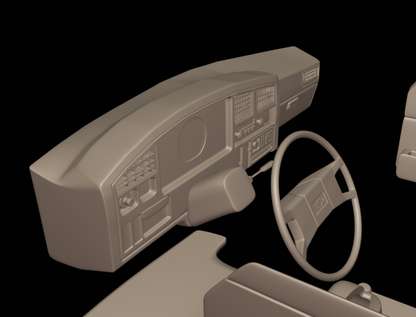 STL FILE chevrolet br monza sl e 2 door 1984 3d print model - ARTISTIT