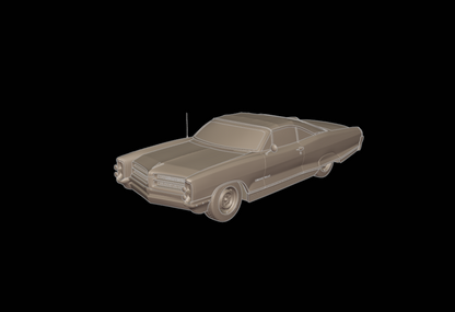STL FILE pontiac bonneville 1966 3d print model - ARTISTIT