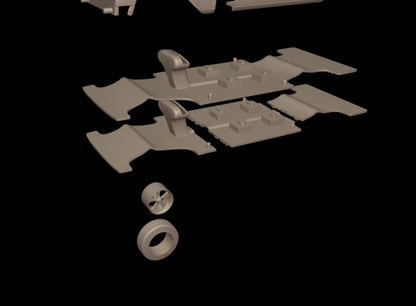 STL FILE chevrolet biscayne 2 door sedan 1958 3d print model - ARTISTIT