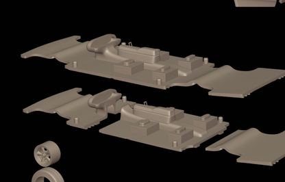 STL FILE chevrolet baldwin motion chevelle 1969 3d print model - ARTISTIT