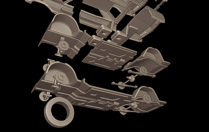 STL FILE BUICK RIVIERA 1963 3d print model - ARTISTIT