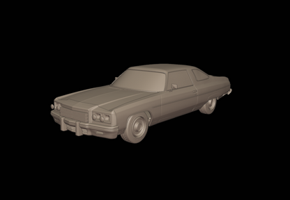 STL FILE chevrolet caprice classic 1975 3d print model - ARTISTIT
