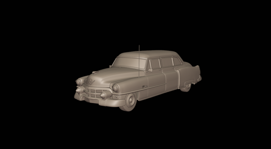 Cadillac 75 Fleetwood Limousine 1953 3d print model