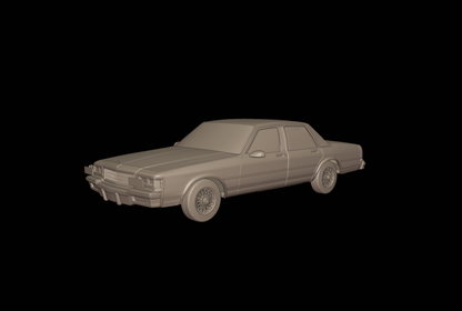 STL FILE chevrolet caprice 1987 3d print model - ARTISTIT