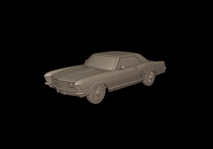 STL FILE BUICK RIVIERA 1963 3d print model - ARTISTIT