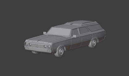 STL FILE Oldsmobile Vista Cruiser 1964 3d model - ARTISTIT