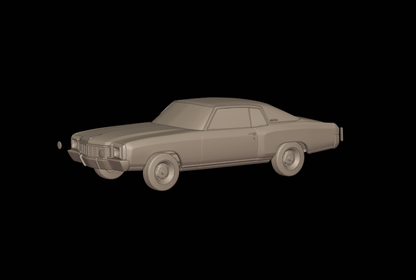 STL FILE CHEVROLET MONTE CARLO 1972 3D PRINT MODEL - ARTISTIT