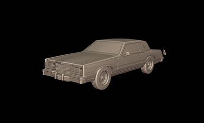 STL FILE cadillac Eldorado 1983 3d print model - ARTISTIT