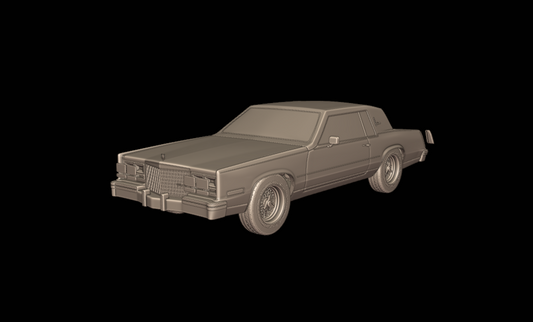 cadillac Eldorado 1983 3d print model