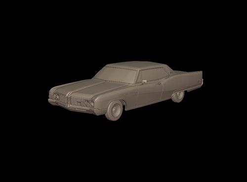 buick electra 225 1968 two doors 3d print model