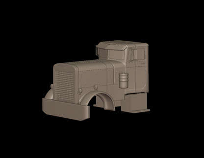 STL FILE Peterbilt 281 1954 TRUCK 3D PRINT MODEL - ARTISTIT