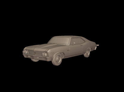 STL FILE CHEVROLET NOVA SS 396 1969 3D PRINT MODEL - ARTISTIT